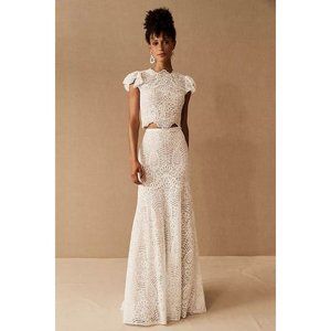 BHLDN Willowby Sariah Wedding Skirt Size 14 Lace NEW
